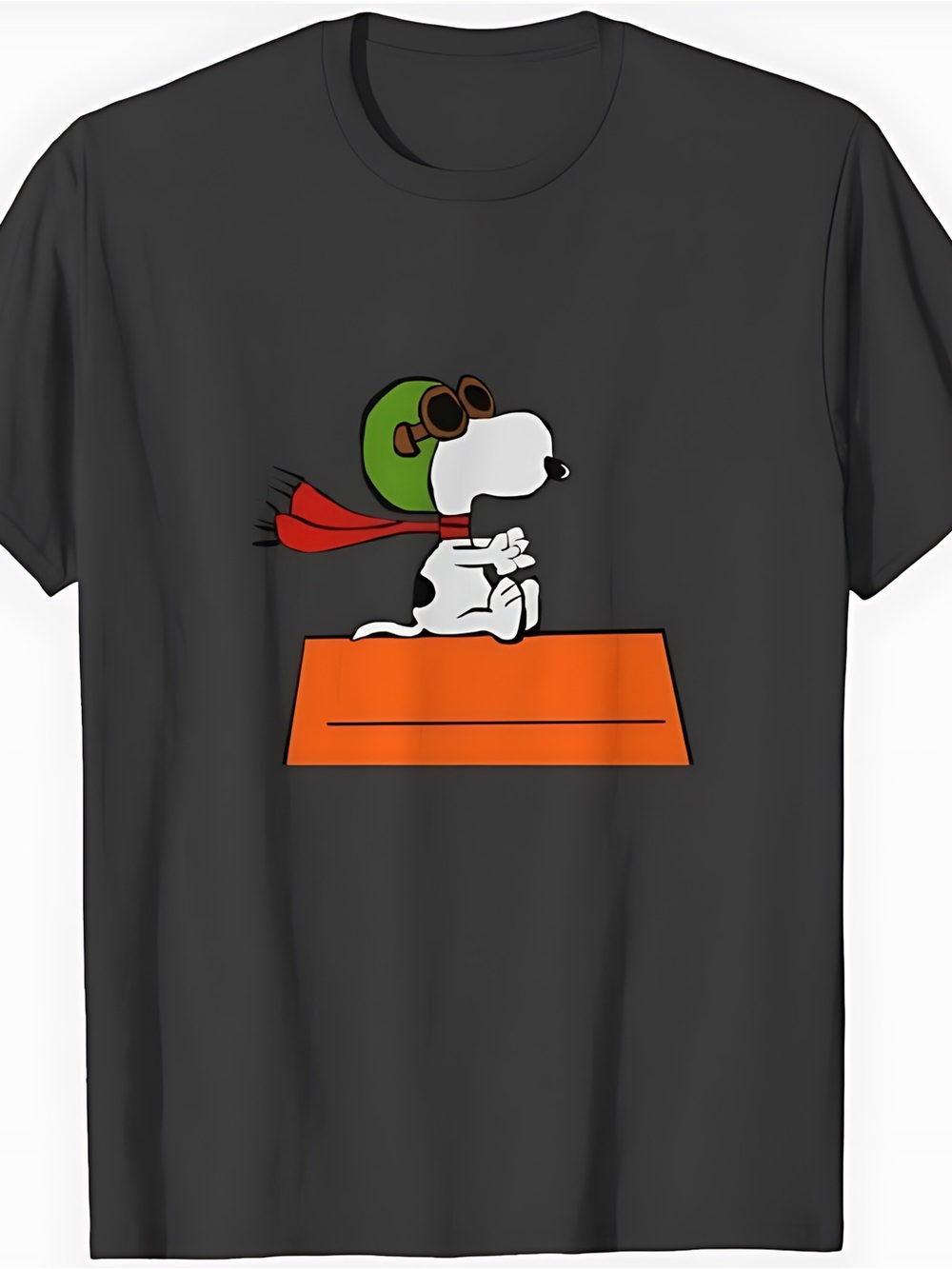 Snoopy Flying Ace Peanuts Aviation Cartoon T-Shirt